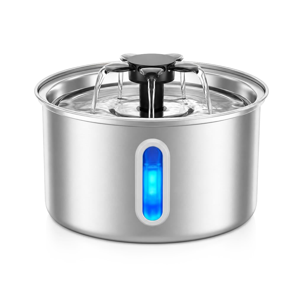 AquaCat® 3L Stainless Steel Cat Water Fountain